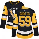 women's Ice Hockey Penguins Uniform #59 Jake Guentzel Jerseys Black Home Player Game ladys Shirts