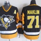 men's Ice Hockey Penguins Uniform #71 Evgeni Malkin Jerseys 1992 Vintage Black Throwback Shirts