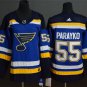 women's Ice Hockey SL Blues Uniform #55 Colton Parayko Jerseys Blue Home Player Game ladys Shirts