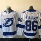 men's & youth Ice Hockey Lightning Uniform #86 Nikita Kucherov Jerseys White Away Player Game Shirts