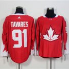 men's Ice Hockey Activewear Uniform #91 John Tavares Jerseys Canada Red 2016 World Cup Shirts