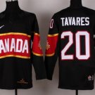 men's Ice Hockey Activewear Uniform #20 John Tavares Jerseys Canada 2014 Olympics Black Shirts