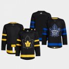 men's Ice Hockey Toronto Maple Leafs Uniform Blank Jerseys 2023 Black Alternate Reversible Shirts
