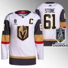 men's Hockey Golden Knights Uniform #61 Mark Stone Jerseys White 2023 Stanley Cup Champions Shirts