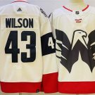 men's Ice Hockey Capitals Uniform #43 Tom Wilson Jerseys White 2023 Stadium Series Player Game Shirt