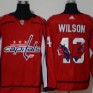 men's Ice Hockey Activewear Capitals Uniform #43 Tom Wilson Jerseys Red Team Logo Printing Shirt