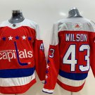 men's Ice Hockey Capitals Uniform #43 Tom Wilson Jerseys Red Alternate Team Game Player Shirt