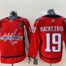 men's Ice Hockey Capitals Uniform #19 Nicklas Backstrom Jerseys Red Home Team Game Player Shirt