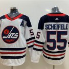 men's Ice Hockey Jets Uniform #55 Mark Scheifele Jerseys White Heritage Winter Classic Player Shirt