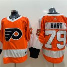 men's Ice Hockey Flyers Uniform #79 Carter Hart Jerseys Orange Home Team Game Player Shirt