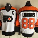 men's Ice Hockey Flyers Uniform #88 Eric Lindros Jerseys 1999 Vintage White Throwback Shirt