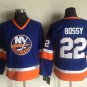 men's & youth Ice Hockey NY Islanders Uniform #22 Mike Bossy Jerseys Vintage Blue Throwback Shirt