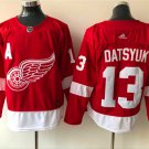 men's Ice Hockey Activewear Wings Uniform #13 Pavel Datsyuk Jerseys Red Home Team Game Player Shirt
