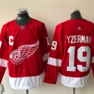 men's Ice Hockey Activewear Wings Uniform #19 Steve Yzerman Jerseys Red Home Team Game Player Shirt