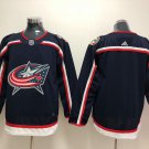 men's & youth Ice Hockey Columbus Blue Jackets Uniform Blank Jerseys Navy Home Team Game Shirt