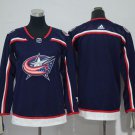 women's Ice Hockey Columbus Blue Jackets Uniform Blank Jerseys Navy Home Team Game lady Shirt