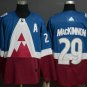 men's Ice Hockey Avalanche Uniform #29 Nathan MacKinnon Jerseys 2020 Stadium Series Blue Shirt