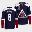 men's & youth Hockey Avalanche Uniform #8 Cale Makar Jerseys Navy 2022 Stanley Cup Champions Shirt