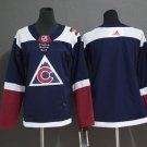 women's Ice Hockey Colorado Avalanche Uniform Blank Jerseys Navy Alternate Team Game lady Shirt