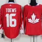 men's Ice Hockey Activewear Canada Uniform #16 Jonathan Toews Jerseys 2016 World Cup Game Red Shirts