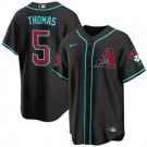 men's & youth Arizona Diamondbacks 5 Alek Thomas Jersey Black Alternate Player Game Baseball