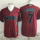 men's & youth Arizona Diamondbacks 7 Corbin Carroll Jersey Crimson Alternate Player Game Baseball