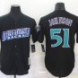 men's & youth Arizona Diamondbacks 51 Randy Johnson Jersey Throwback Black Mesh Batting Baseball