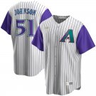 men's & youth Arizona Diamondbacks 51 Randy Johnson Jersey White Cooperstown Player Baseball