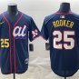 men's & youth Athletics 25 Brent Rooker Jersey Navy 2025 All-Star Player Game Baseball