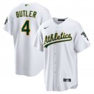 men's & youth Athletics 4 Lawrence Butler Jersey White Home Player Game Baseball