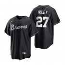 men's & youth Atlanta Braves 27 Austin Riley Jersey Black Turn Back The Clock Player Game Baseball