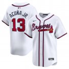 men's & youth Atlanta Braves 13 Ronald Acuña Jr. Jersey White Home Limited Player Game Baseball