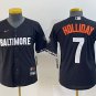 men's & youth Baltimore Orioles 7 Jackson Holliday Jersey Black 2023 City Connect Limited Baseball