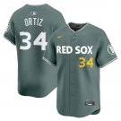 men's & youth Boston Red Sox 34 David Ortiz Jersey Green 2025 City Connect Limited Retired Baseball