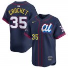 men's & youth Boston Red Sox 35 Garrett Crochet Jersey Navy 2025 All-Star Game Limited Baseball