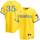 men's & youth Boston Red Sox 35 Garrett Crochet Jersey Gold City Connect Limited Player Baseball