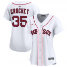 women's Boston Red Sox 35 Garrett Crochet Jersey White Home Limited Player Game Baseball