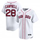 men's & youth Boston Red Sox 28 Kristian Campbell Jersey White Home Limited Player Game Baseball