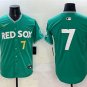 men's & youth Boston Red Sox 7 Masataka Yoshida Jersey Green 2025 City Connect Limited Baseball