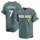 men's & youth Boston Red Sox 7 Masataka Yoshida Jersey Green 2025 City Connect Limited Baseball