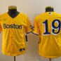men's & youth Boston Red Sox 19 Roman Anthony Jersey Gold City Connect Limited Player Game Baseball