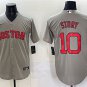 men's & youth Boston Red Sox 10 Trevor Story Jersey Gray Road Limited Player Game Baseball