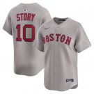 men's & youth Boston Red Sox 10 Trevor Story Jersey Gray Road Limited Player Game Baseball