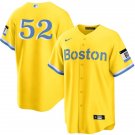 men's & youth Boston Red Sox 52 Wilyer Abreu Jersey Gold City Connect Limited Player Game Baseball