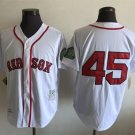 men's & youth Boston Red Sox 45 Pedro Martinez Jersey Throwback White Retired Player Baseball