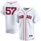 men's & youth Boston Red Sox 57 Greg Weissert Jersey White Home Limited Player Game Baseball