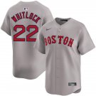 men's & youth Boston Red Sox 22 Garrett Whitlock Jersey Gray Road Limited Player Game Baseball