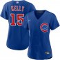 women's Chicago Cubs 15 Carson Kelly Jersey Royal Alternate Limited Player Game Baseball