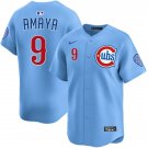 men's & youth Chicago Cubs 9 Miguel Amaya Jersey Blue Alternate Limited Player Game Baseball