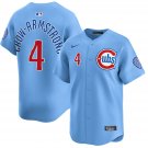 men's & youth Chicago Cubs 4 Pete Crow-Armstrong Jersey Blue Alternate Limited Player Game Baseball